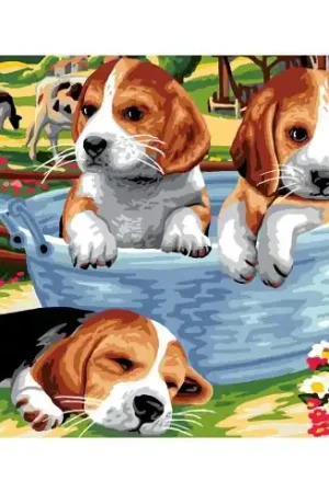 Ultimissimo Modello Canovaccio antico - l'ora del bagnetto - Luc Créations