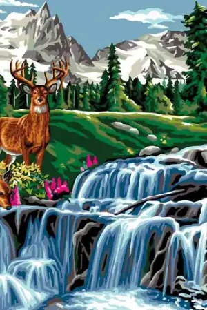 Offerta Speciale Canovaccio antico - All'inizio della primavera - Luc Créations