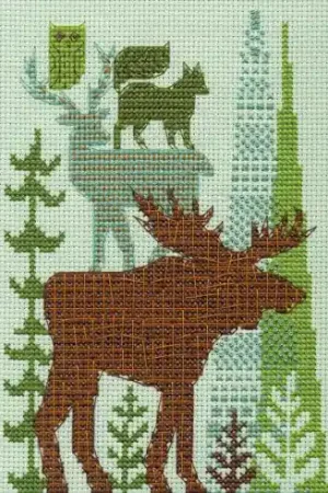 kit ricamo a punto croce - Folclore della foresta - Dimensions Compra Adesso