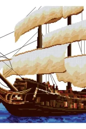 kit ricamo a punto croce - Il mare - Luc Créations Pagamento Sicuro