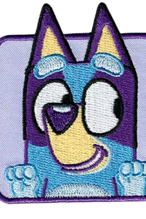 Patch Termoadesiva Bluey con Sfondo Lilla Saldi