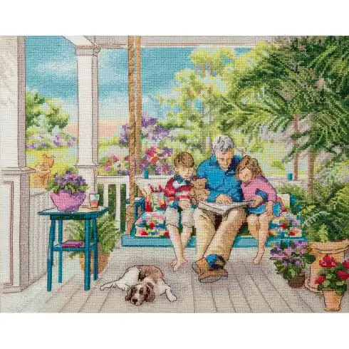 Spedito Oggi kit ricamo a punto croce - Leggere le fiabe - Charivna Mit