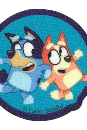 Vendita Finale Patch Termoadesiva Bluey e Bingo Avventuriere in Azione