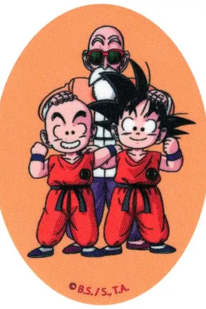 Patch Termoadesiva Goku, Krilin e Kame Sennin di Dragon Ball Ultime Pezzi