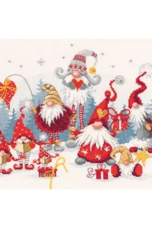 Nuovo Arrivo kit ricamo a punto croce - Appuntamento di Natale - Vervaco