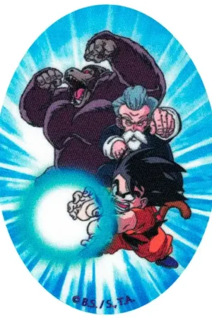 Spedizione Gratuita Patch Termoadesiva Ovale Goku Oozaru Dragon Ball