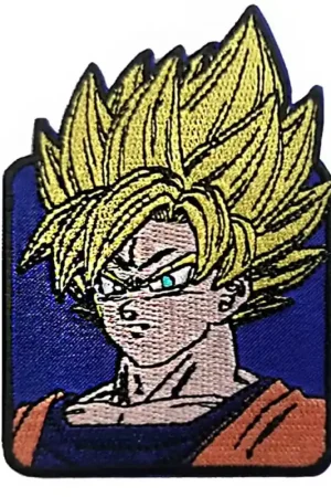Toppa Termoadesiva- Goku Super Saiyan Dragon Ball Z Offerta Lampo