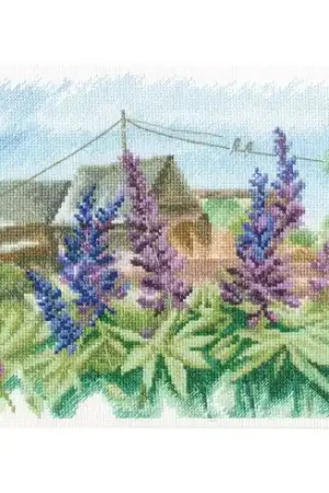 kit ricamo a punto croce - In campagna - RTO Ultime Pezzi