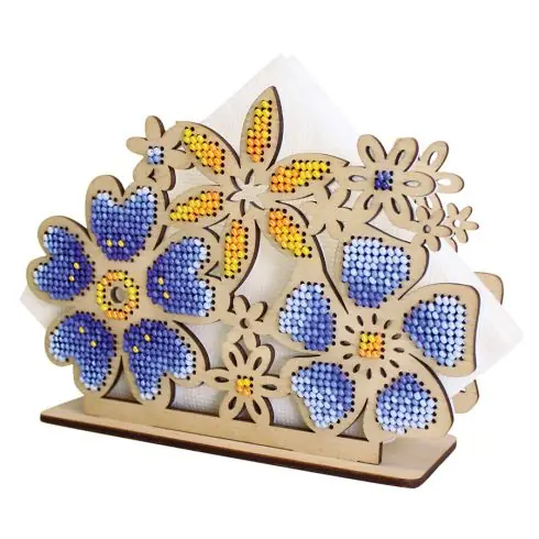 Offerta Lampo Kit di ricamo con perline - Porta asciugamani - Jolies fleurs - MP Studia