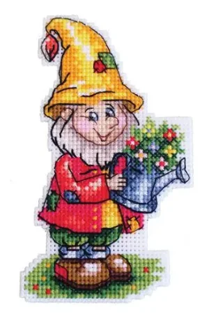 Nuovo Arrivo Kit di ornamenti da ricamare - Gnomo da giardino - MP Studia