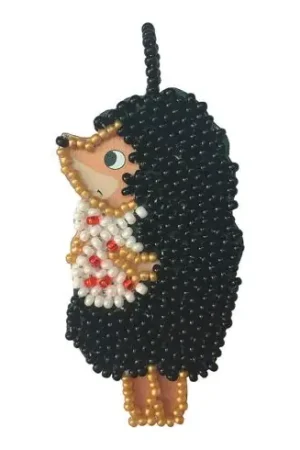 Ultima Occasione Kit di ricamo con perline - Ciondolo a forma di riccio - Nova Stitch