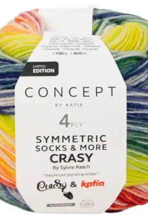 Katia Symmetric Socks  More Crasy 4-ply Prezzo Conveniente