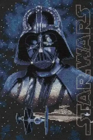 kit ricamo a punto croce - dark vador - Dimensions Super Prezzo