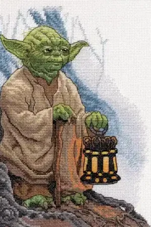 kit ricamo a punto croce - Yoda - Dimensions Compra Adesso