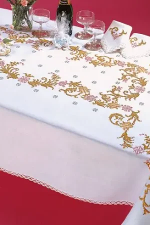 Ultima Occasione Tovaglia da ricamo - Favorita - Margot de Paris