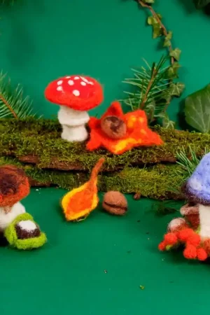 Occasione Kit per Infeltrimento - Funghi - DMC