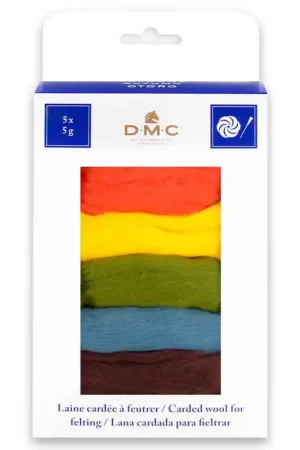 Nuova Collezione Pack di Lana Cardata per Infeltrimento - DMC