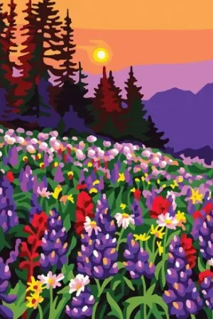 Nuovo Arrivo Canovaccio antico - Fiori selvaggi - Collection d'Art