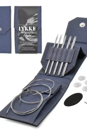 Set di Ferri Circolari Intercambiabili Mini Flight Denim - Lykke Direttamente Dal Produttore