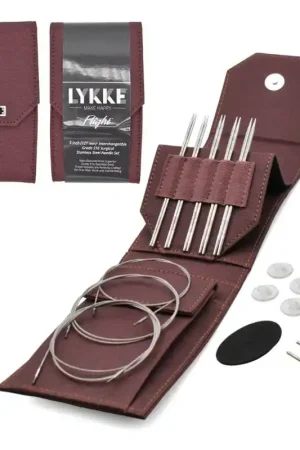 Scelto Dai Clienti Set di Ferri Circolari Intercambiabili Mini Flight Granate - Lykke