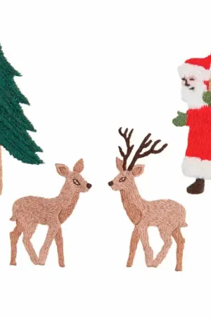 Kit di Ricamo Stick  Stitch - Foresta di Natale - Rico Design Popolare