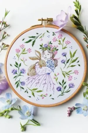 Prezzo Basso Kit per ricamo a tamburo - Il mio coniglietto di Pasqua - Tamar Nahir Yanai