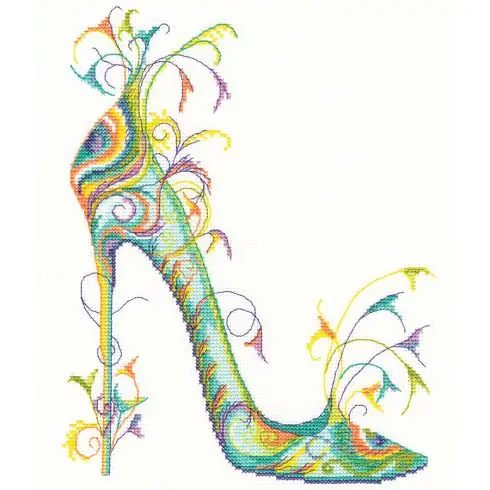 Economico kit ricamo a punto croce - Fiero come un pavone - Bothy Threads