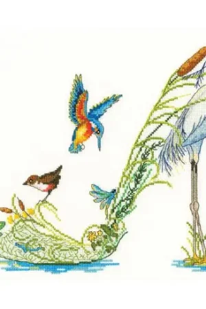 Prezzo Basso kit ricamo a punto croce - Lungo il fiume - Bothy Threads