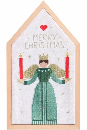 Kit Punto Croce con Telaio - Angelo - Rico Design Promozione Esclusiva