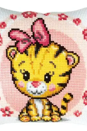 Offerta Limitata Kit cuscino fori grossi - Bambino tigre - Collection d'Art