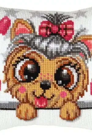 Occasione Imperdibile Kit cuscino fori grossi - Yorkshire terrier - Collection d'Art