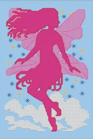 kit ricamo a punto croce - la mia fata - Luc Créations Consegna Rapida