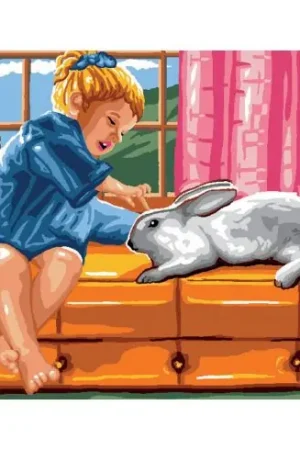 Canovaccio antico - il mio dolce coniglio - Luc Créations Soddisfatti O Rimborsati