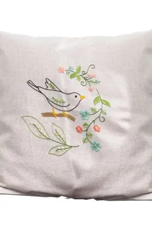 Kit cuscino da ricamo - Uccello nero - Anchor Occasione