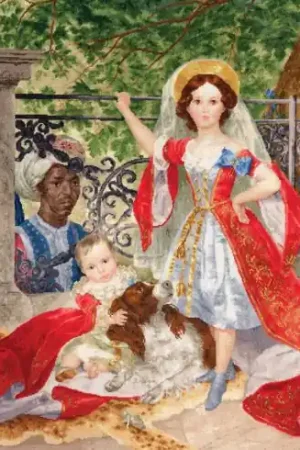 Di Tendenza kit ricamo a punto croce - Ritratto dei bambini Volkonsky con Arap - Toison d'or