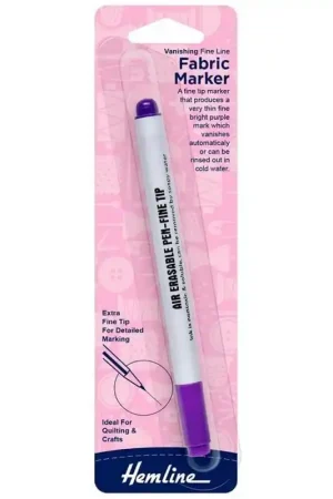 Spedizione Espresso Marcatore a Punta Fine in Colore Viola per Tessuti - Hemline
