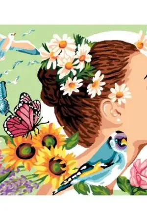 Canovaccio antico - Un'aria di primavera - Luc Créations Spedizione Gratuita