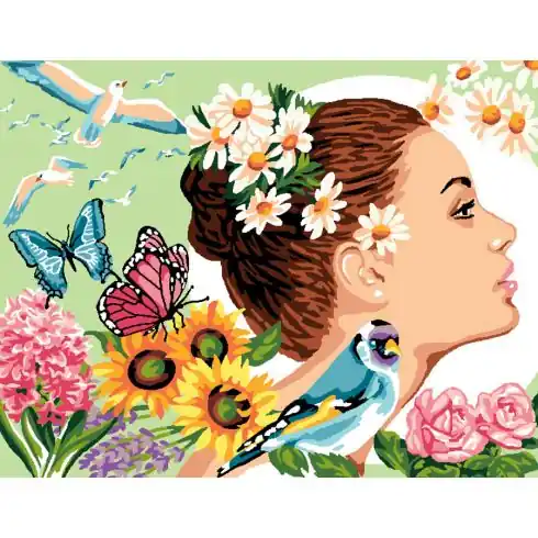 Canovaccio antico - Un'aria di primavera - Luc Créations Spedizione Gratuita