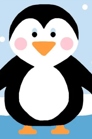 Spedito Oggi Canovaccio per Bambini - Pinguino - Anchor