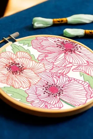 Kit per Ricamo - Papavero - DMC Novità