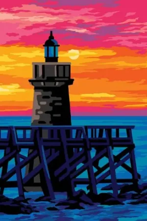 Offerta Del Giorno Canovaccio antico - Faro al tramonto - Margot de Paris