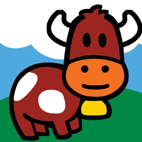 Kit di tela per bambini - Mucca - SEG de Paris Offerta