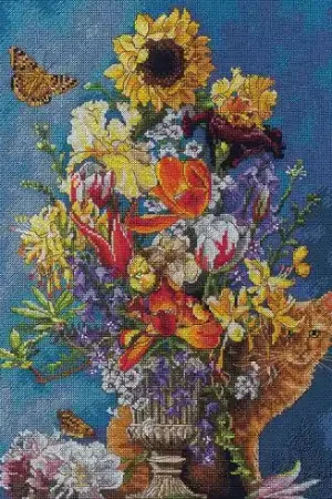 kit ricamo a punto croce - Giardino d'oro - Dimensions Soddisfatti O Rimborsati