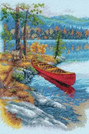 Non Perdere kit ricamo a punto croce - Avventura all'aperto - Dimensions