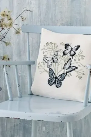 Kit cuscino a punto croce - farfalle - Permin Super Prezzo