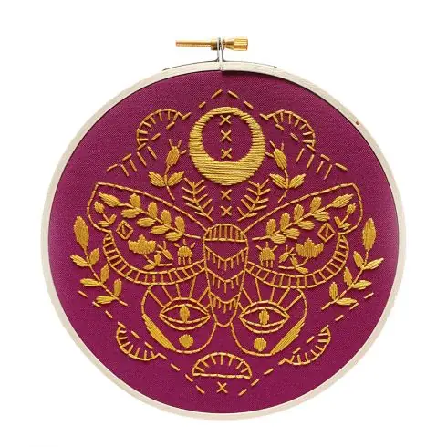 Kit per ricamo a tamburo - Farfalla mitica - Rikrack Prezzo Di Fabbrica