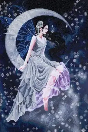 Kit ricamo diamante - Luna di ghiaccio - Diamond Dotz Reso Gratuito