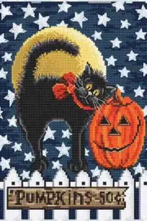 Compra Oggi Stesso kit ricamo a punto croce - Non essere un gatto spaventato - Letistitch