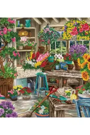 Kit ricamo diamante - Il paradiso dei giardinieri - Diamond Dotz Economico