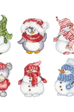 Subito Disponibile Kit di ornamenti da ricamare - Giocattoli invernali - Luca-S